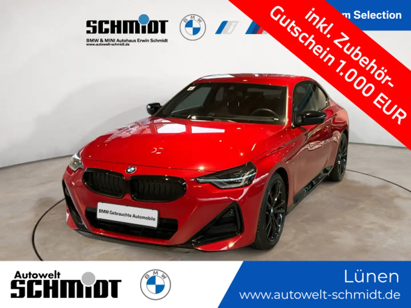 BMW 240 M240i Coupe / NP= 70.850,- / AHK / Harman / Pro Rouge - 1