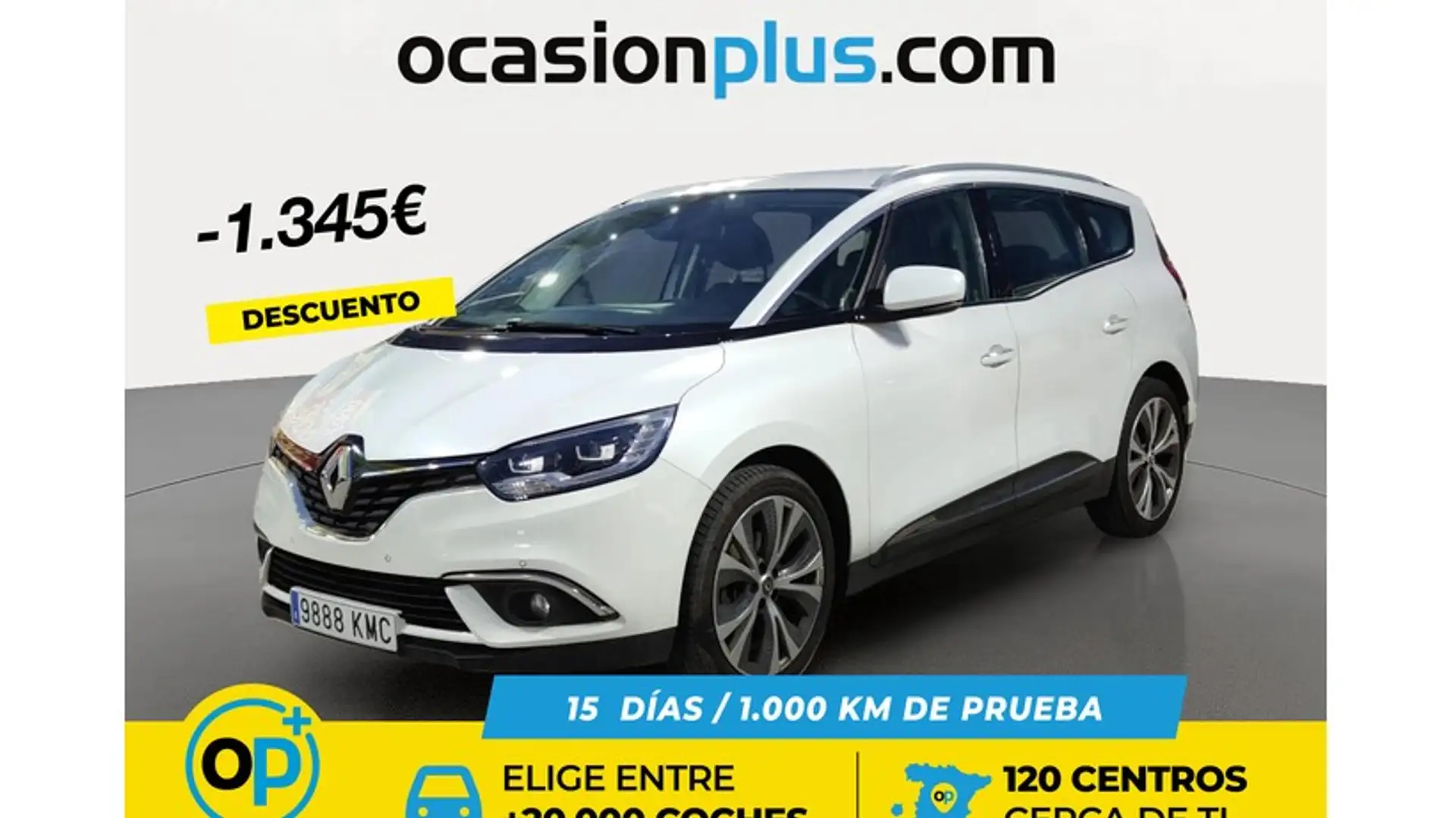 Renault Grand Scenic 1.6dCi Zen 96kW Blanc - 1