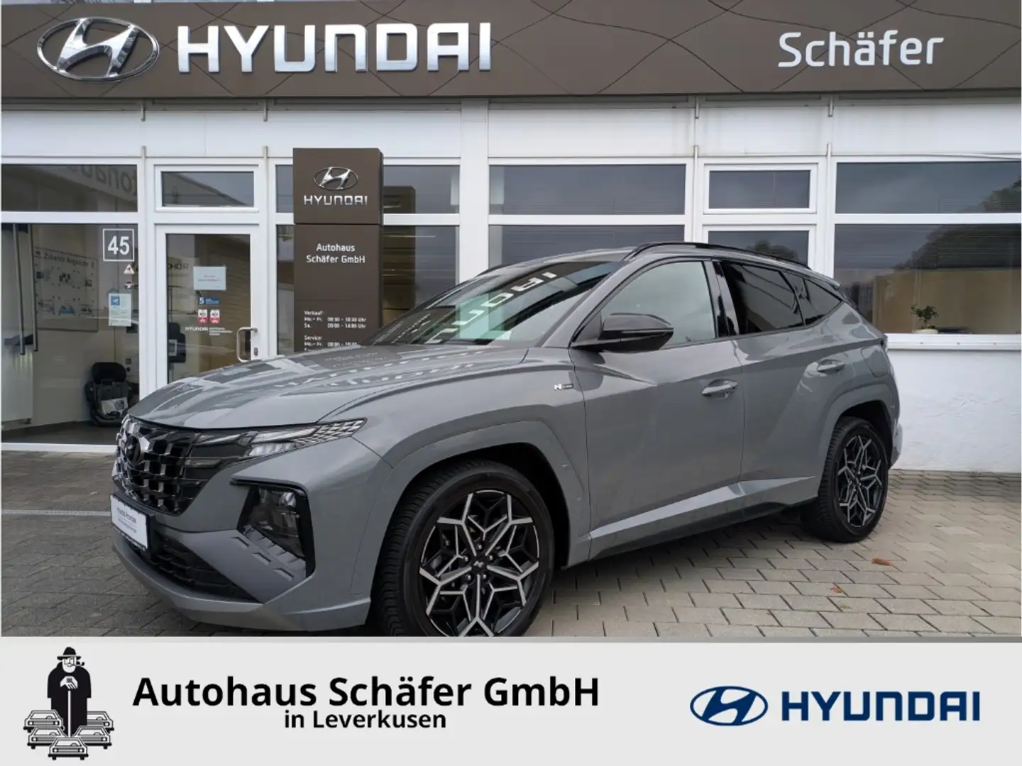 Hyundai TUCSON N Line Navi Digitales Cockpit Soundsystem ACC El. Grau - 1