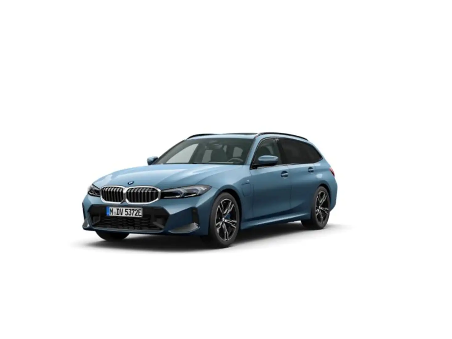 BMW 330 330e Touring M Sport Bleu - 1