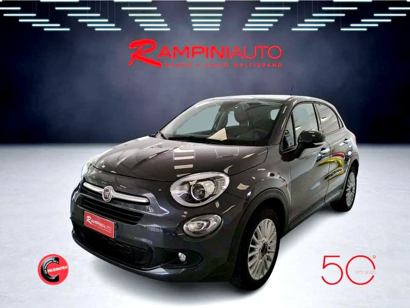 Fiat 500X 1.3 MultiJet 95 CV Lounge Pronta Consegna Garanzia Grijs - 2