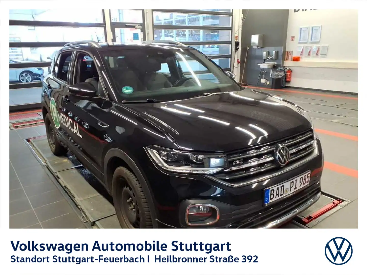 Volkswagen T-Cross 1.0 TSI R-Line DSG Navi Kamera Schwarz - 1