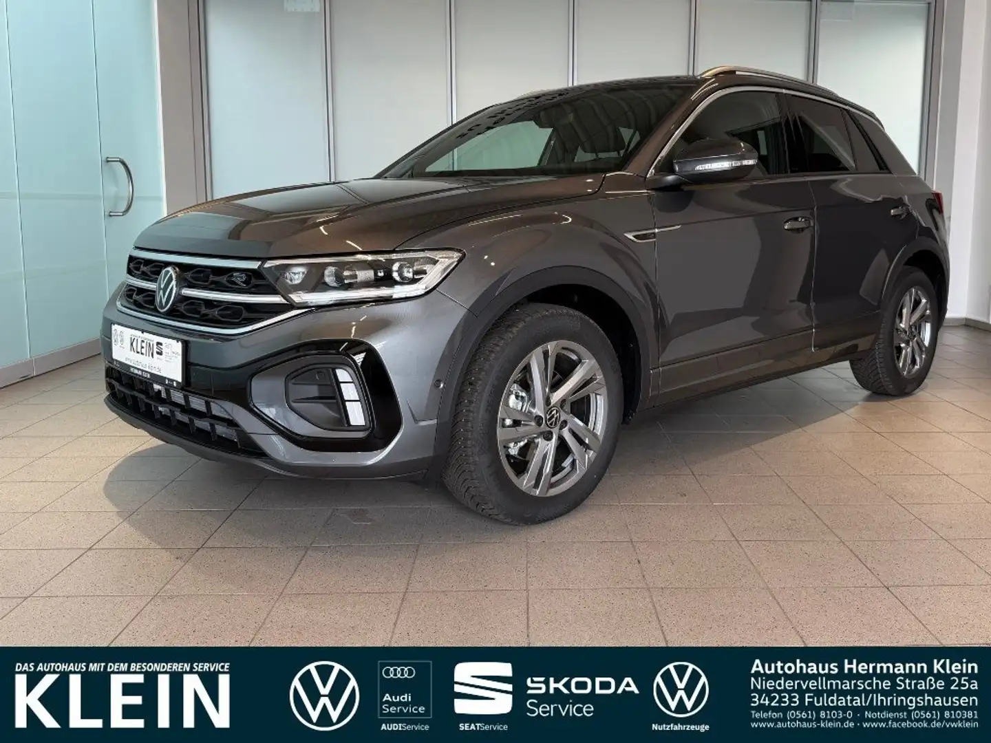 Volkswagen T-Roc R-Line 1.5 l TSI OPF 110 kW (150 PS) 7-Gang-Doppel Grau - 1