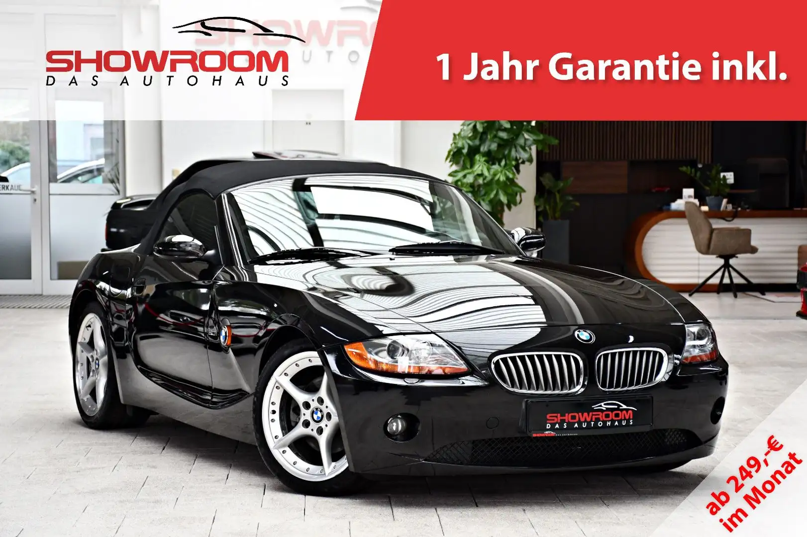 BMW Z4 Roadster 3.0i Schalter 51tkm DE-FZG Schwarz - 1