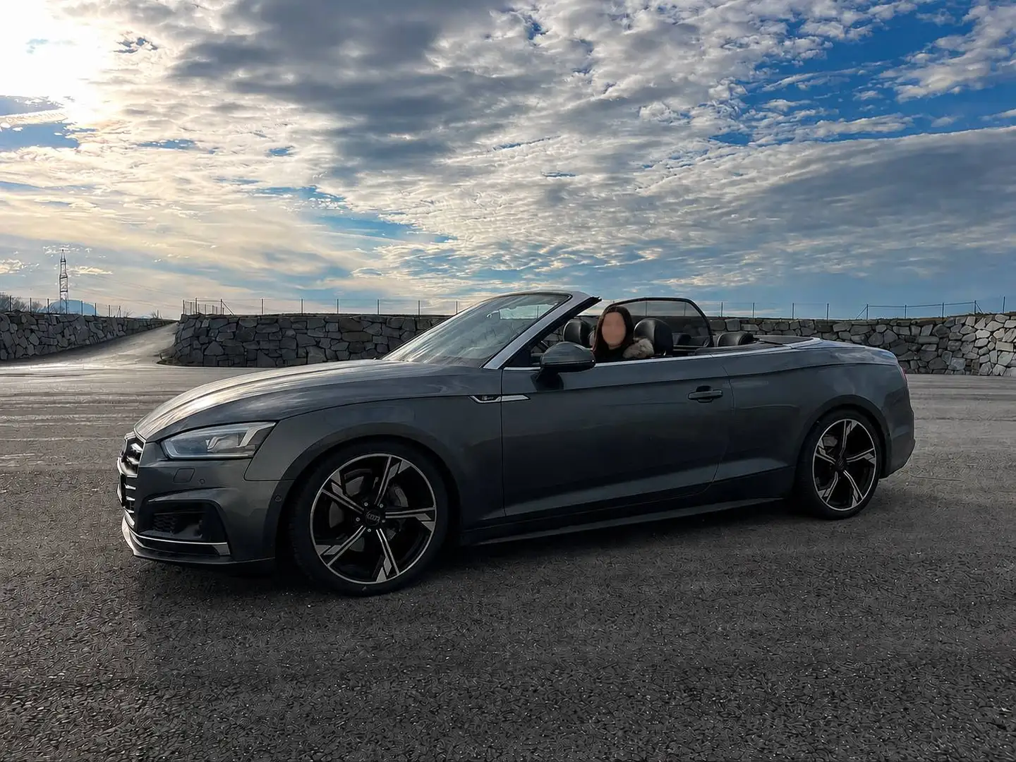 Audi A5 A5 Cabrio 3,0 TDI sport quattro S-tronic sport Grau - 1