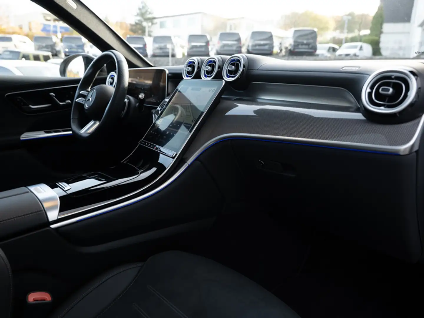 Mercedes-Benz GLC 300 de 4M AMG-Sport/360/Pano/Night/Distr/19" Weiß - 2