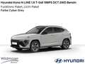 Hyundai KONA ❤️ N LINE 1.6 T-Gdi 198PS DCT 2WD Benzin ⏱ 5 Monat Grau - thumbnail 1