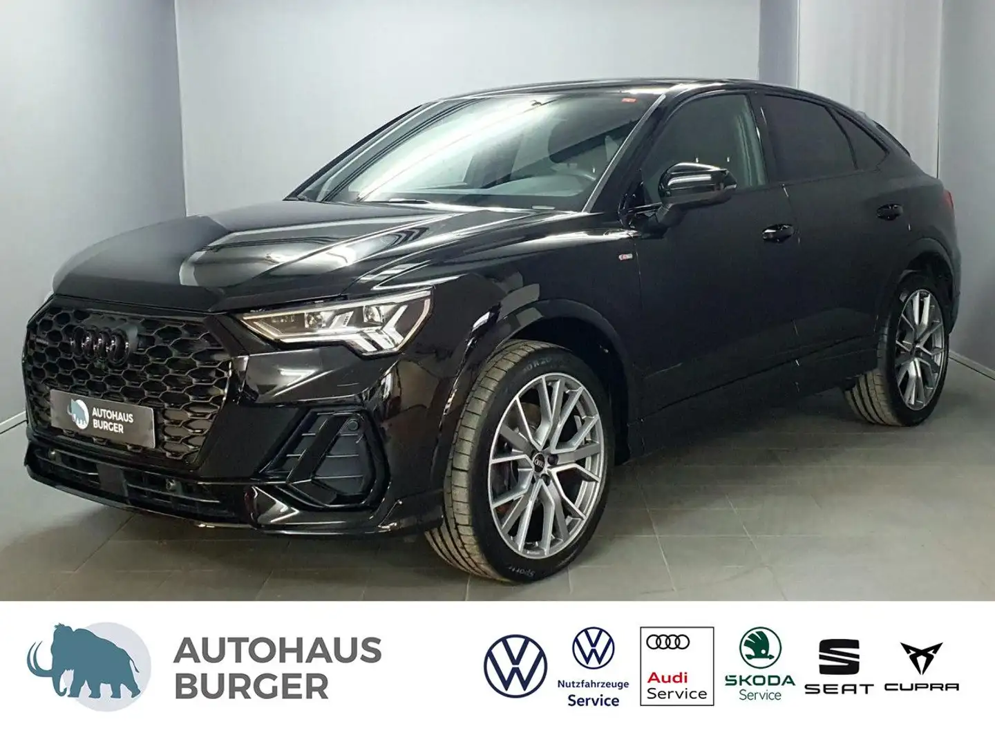 Audi Q3 Sportback 40TDI qu. S tronic S line/Standhz LED Schwarz - 1