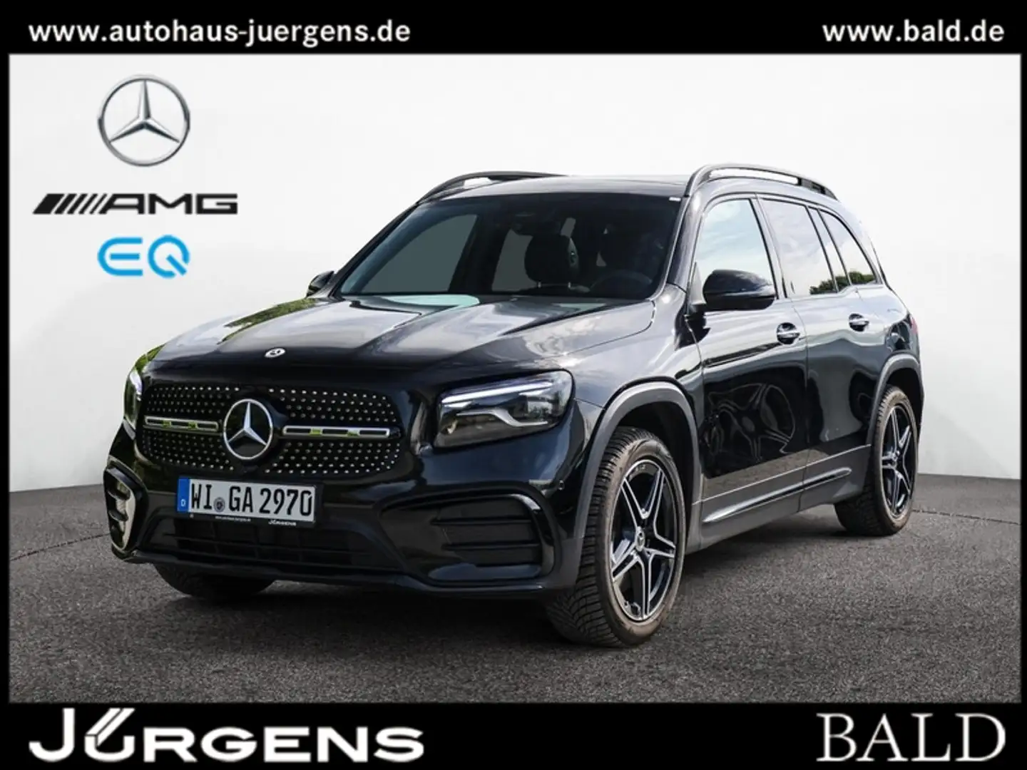 Mercedes-Benz GLB 220 d 4M AMG-Sport/Pano/AHK/Night/7Sitzer/19 Noir - 1