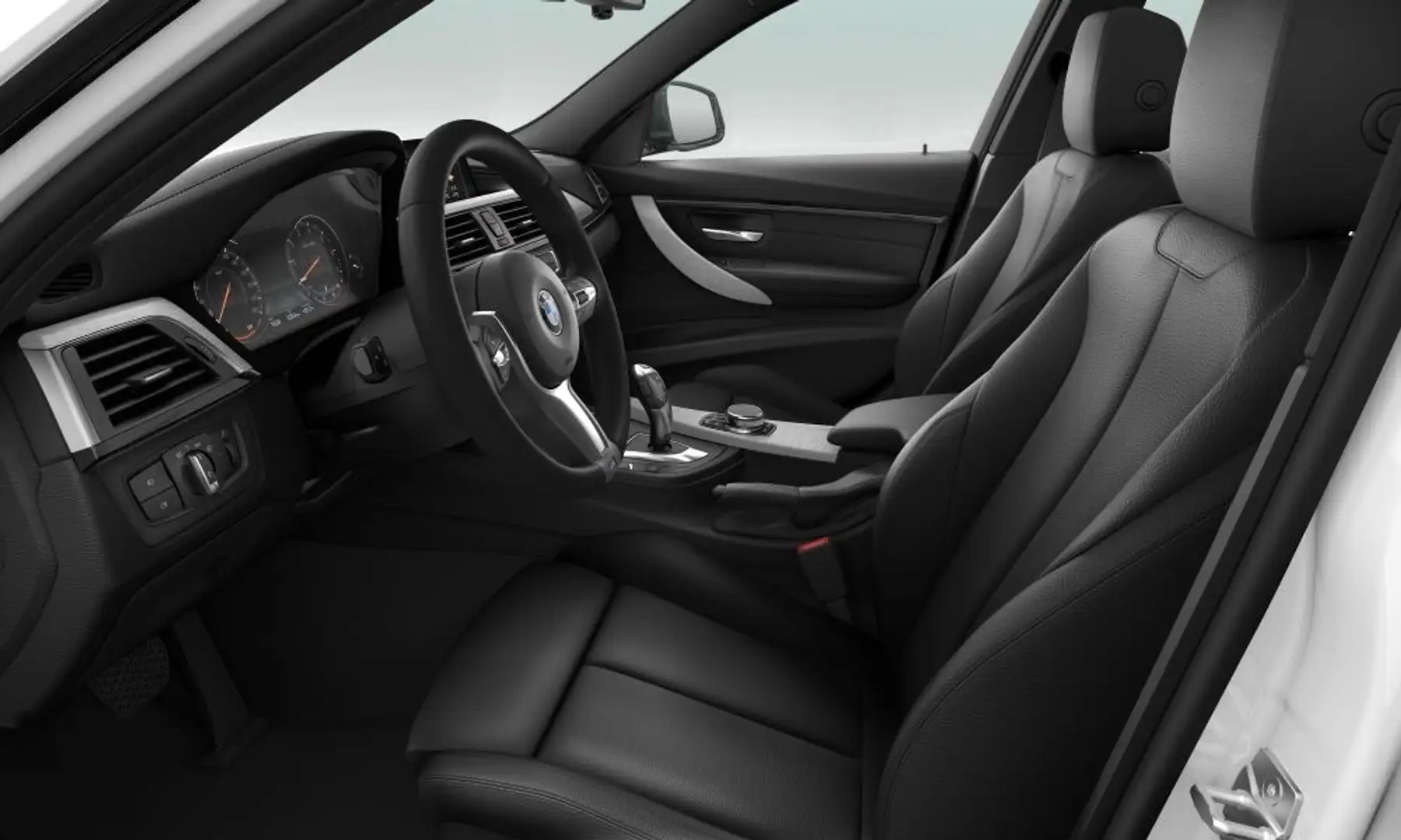 BMW 318 iA Berline - M Sport / LEER / PDC / TREKHAAK / PRO Blanc - 2