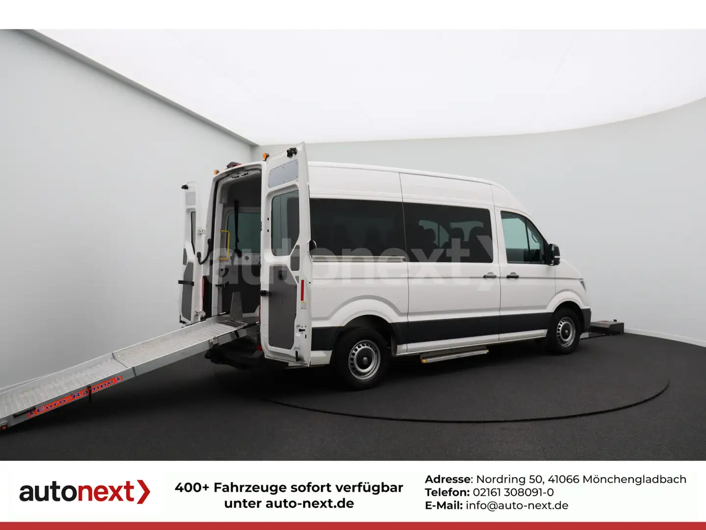 Volkswagen Crafter DSG *4MOTION* DACHKLIMA+8-SITZE+ROLLSTUHL Blanco - 1