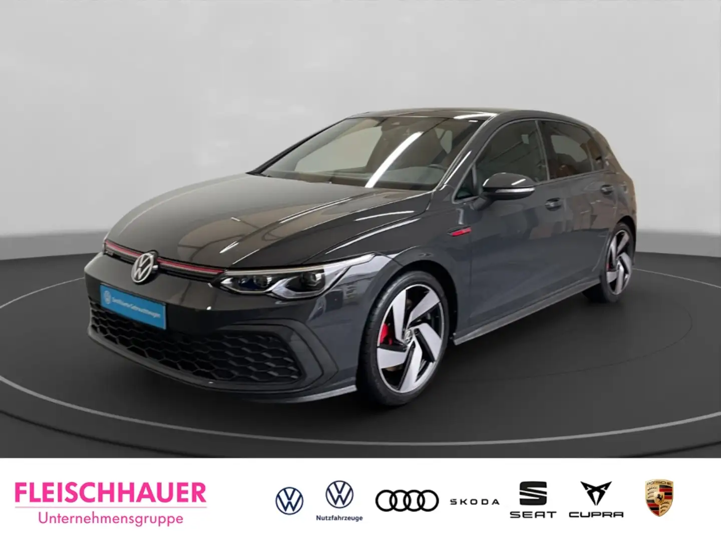 Volkswagen Golf VIII 2.0 TSI El. Panodach Navi Leder Digitales Coc Grau - 1