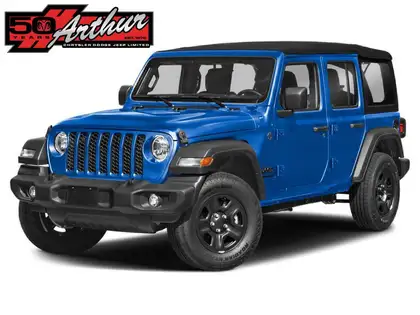 Blue 2025 Jeep Wrangler SUV / Crossover Four-Wheel Drive Automatic