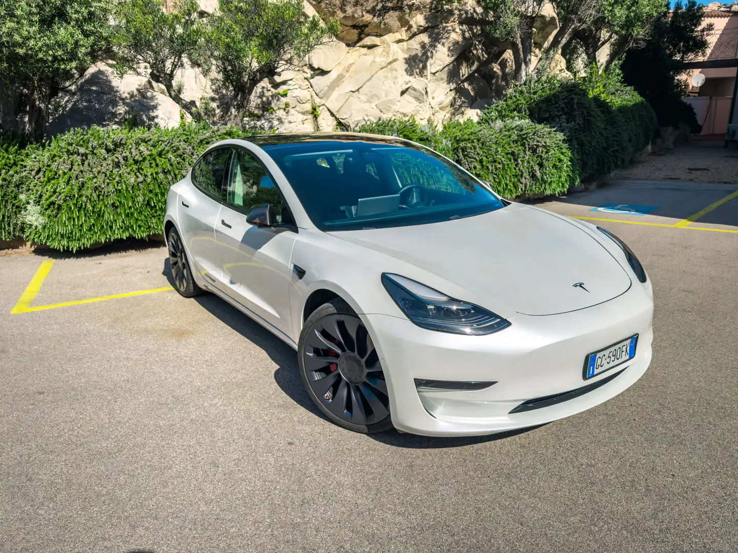 Tesla Model 3 Model+3+Performance+Dual+Motor+awd Bianco - 1