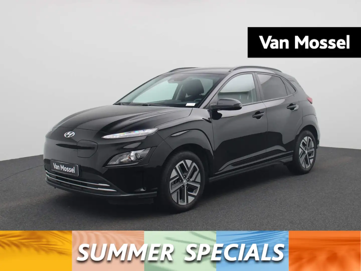 Hyundai KONA EV Fashion 39 kWh | Navi | ECC | PDC | LMV | Cam | Zwart - 1