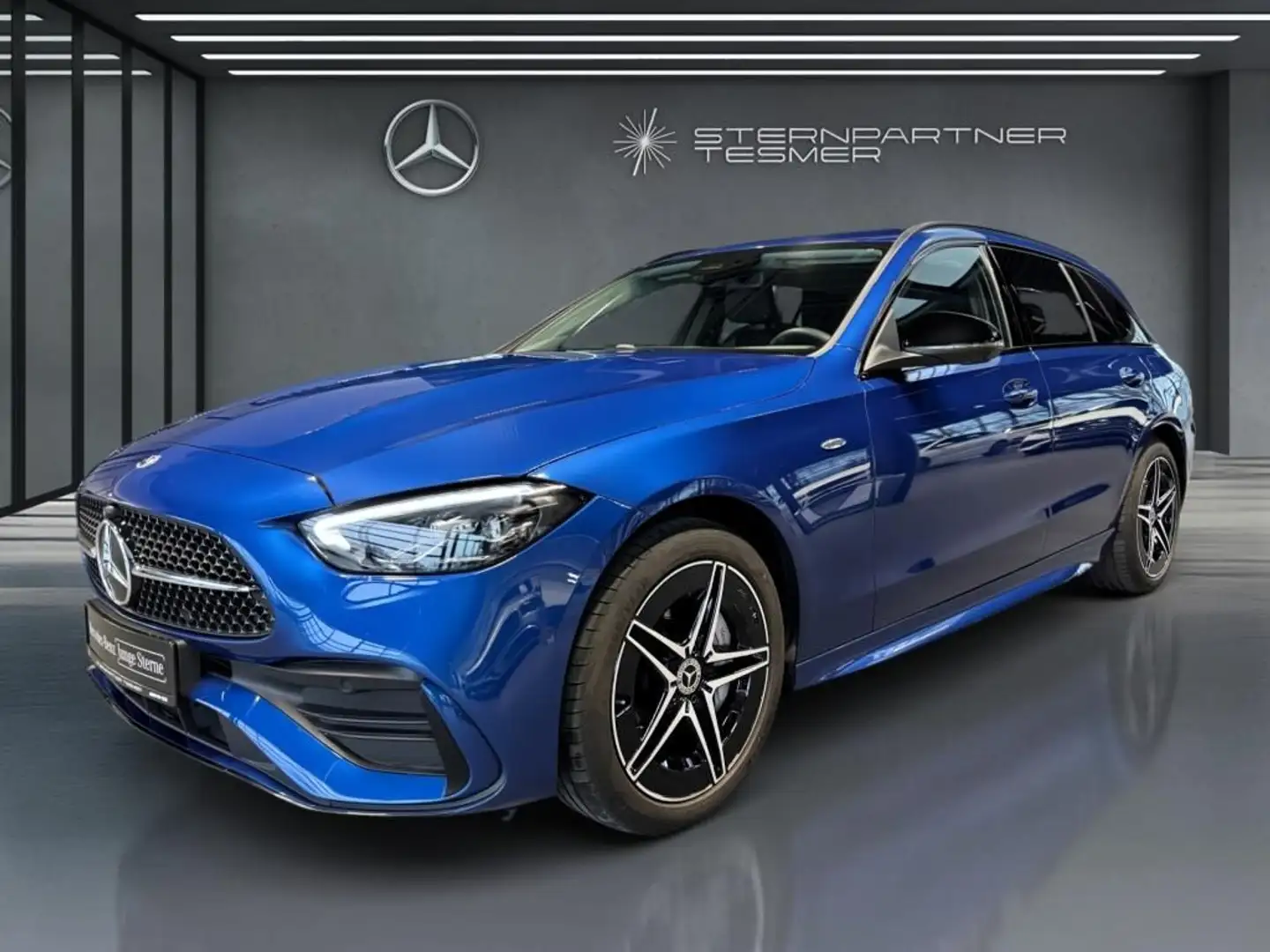 Mercedes-Benz C 300 e T AMG,NIGHT,LED,BURMESTER,360°,WINTER-P Bleu - 1
