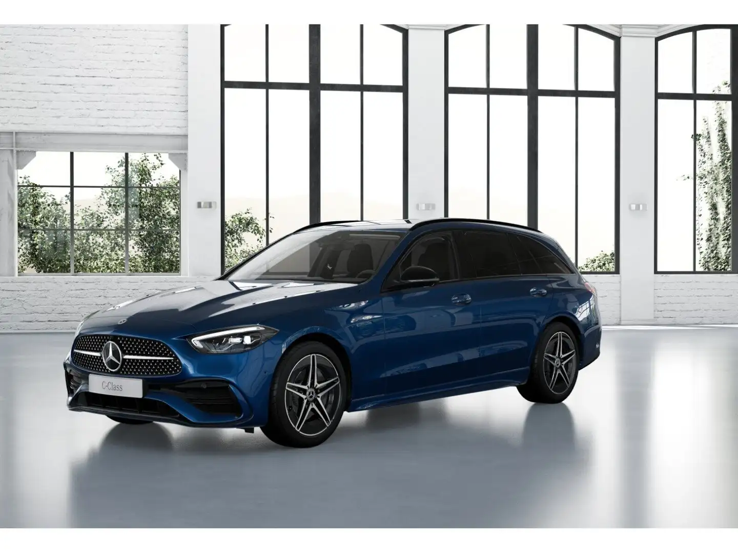 Mercedes-Benz C 300 e T AMG,NIGHT,LED,BURMESTER,360°,WINTER-P Blau - 2