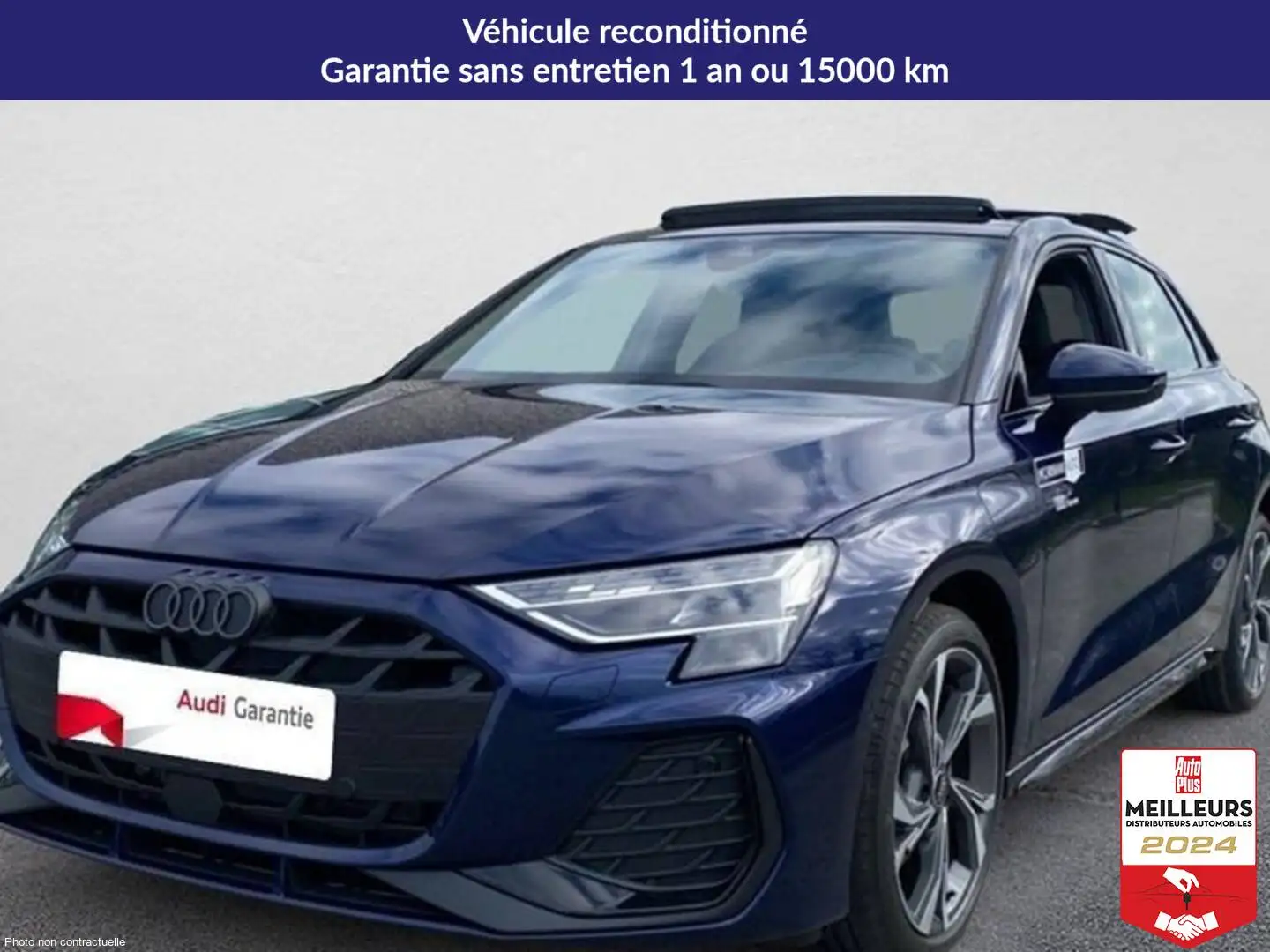 Audi RS3 40 tfsi e hybride rechargeable 204 s tronic 6 s li Bleu - 1