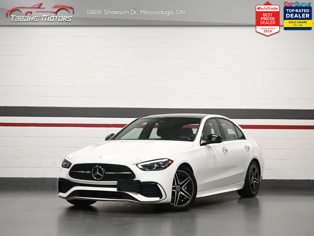 2022 Mercedes-Benz C-Class Sedan 300 4MATIC No Accident AMG Night 360CAM Navigatio