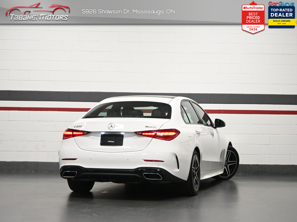 2022 Mercedes-Benz C-Class Sedan 300 4MATIC No Accident AMG Night 360CAM Navigatio