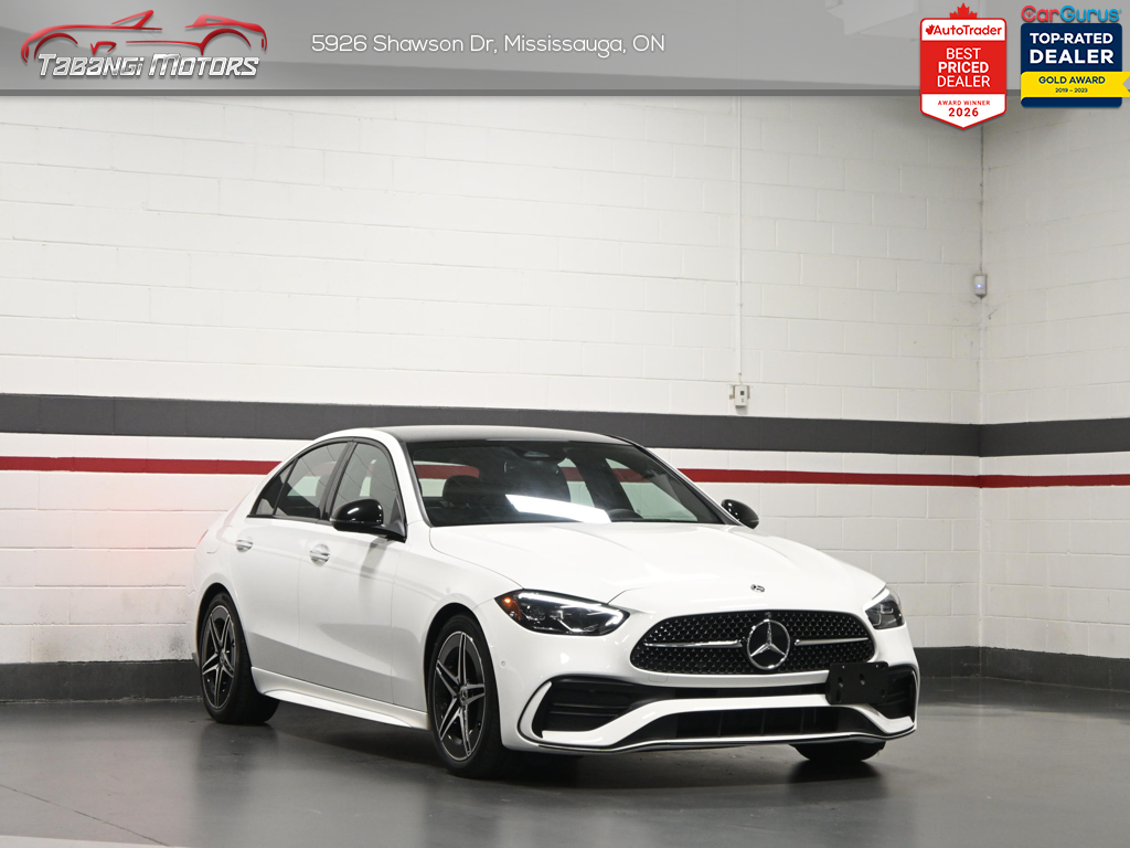 2022 Mercedes-Benz C-Class Sedan 300 4MATIC No Accident AMG Night 360CAM Navigatio