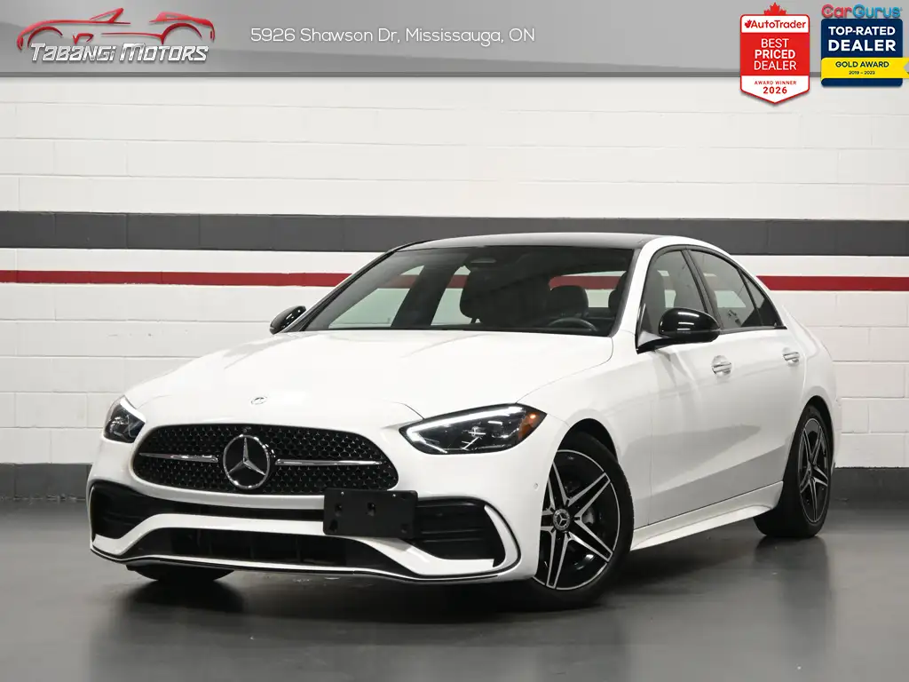 2022 Mercedes-Benz C-Class Sedan 300 4MATIC No Accident AMG Night 360CAM Navigatio