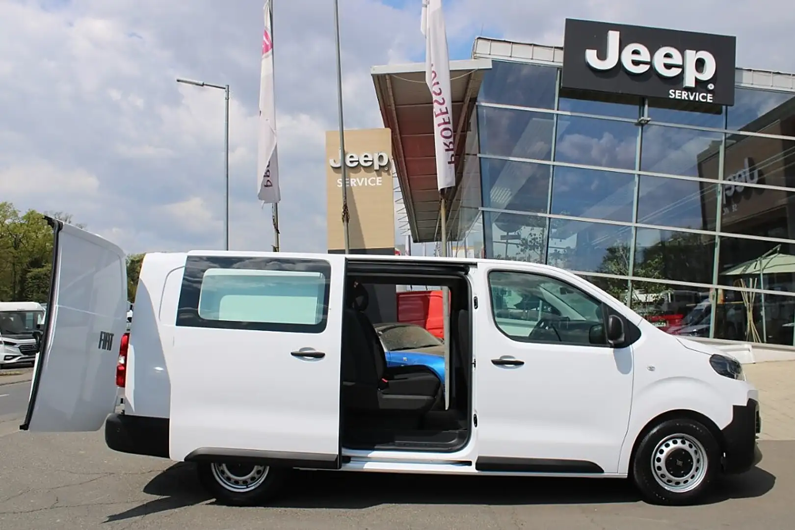 Fiat Scudo Doka XL 2,2 150MT 6Sitze 10" Touch Kamera... Weiß - 2