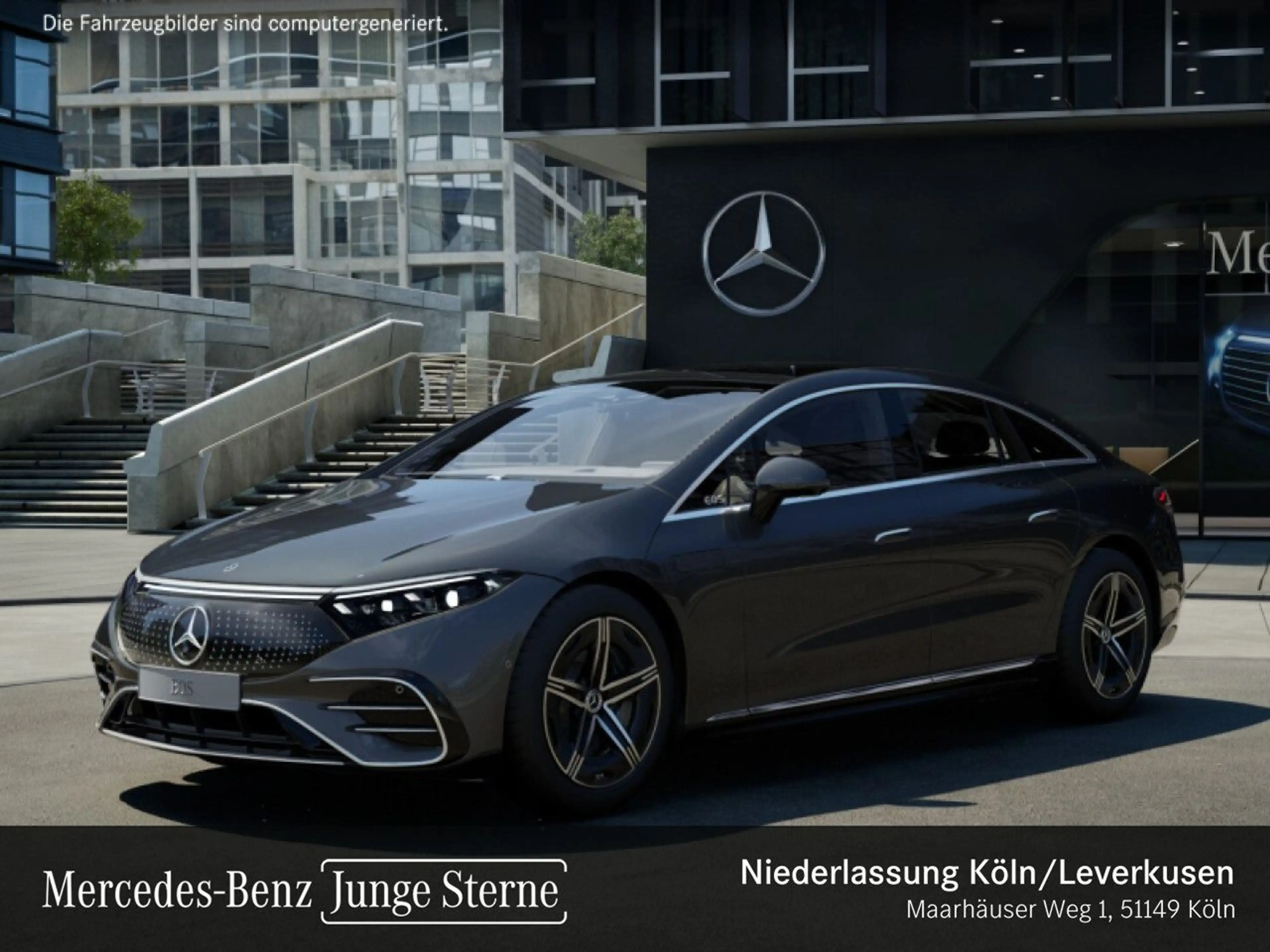 Mercedes-Benz EQS 450 AMG Fahrass WideScreen Airmat Pano Distr. — photo 14