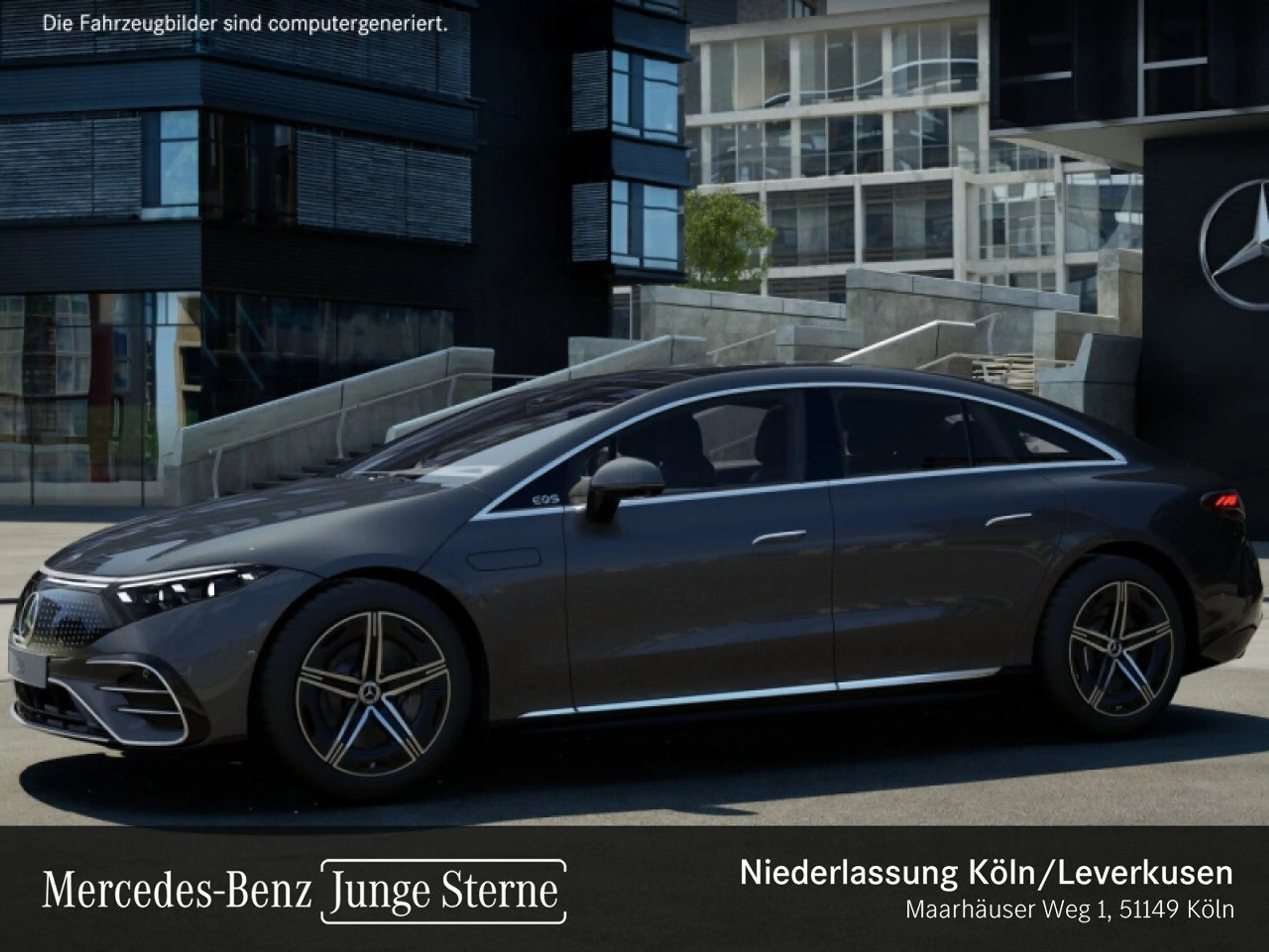 Mercedes-Benz EQS 450 AMG Fahrass WideScreen Airmat Pano Distr. — photo 3