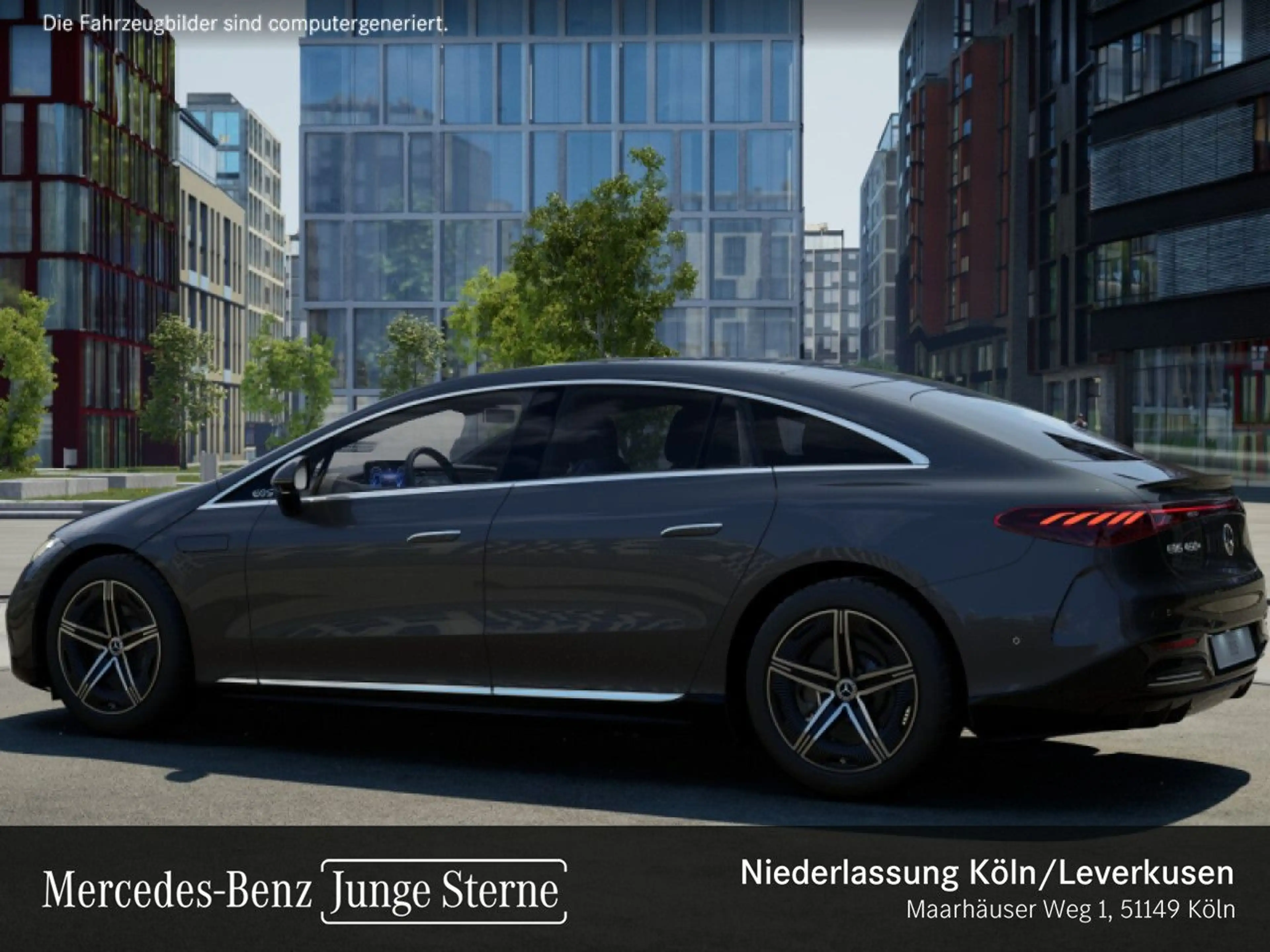 Mercedes-Benz EQS 450 AMG Fahrass WideScreen Airmat Pano Distr. — photo 15