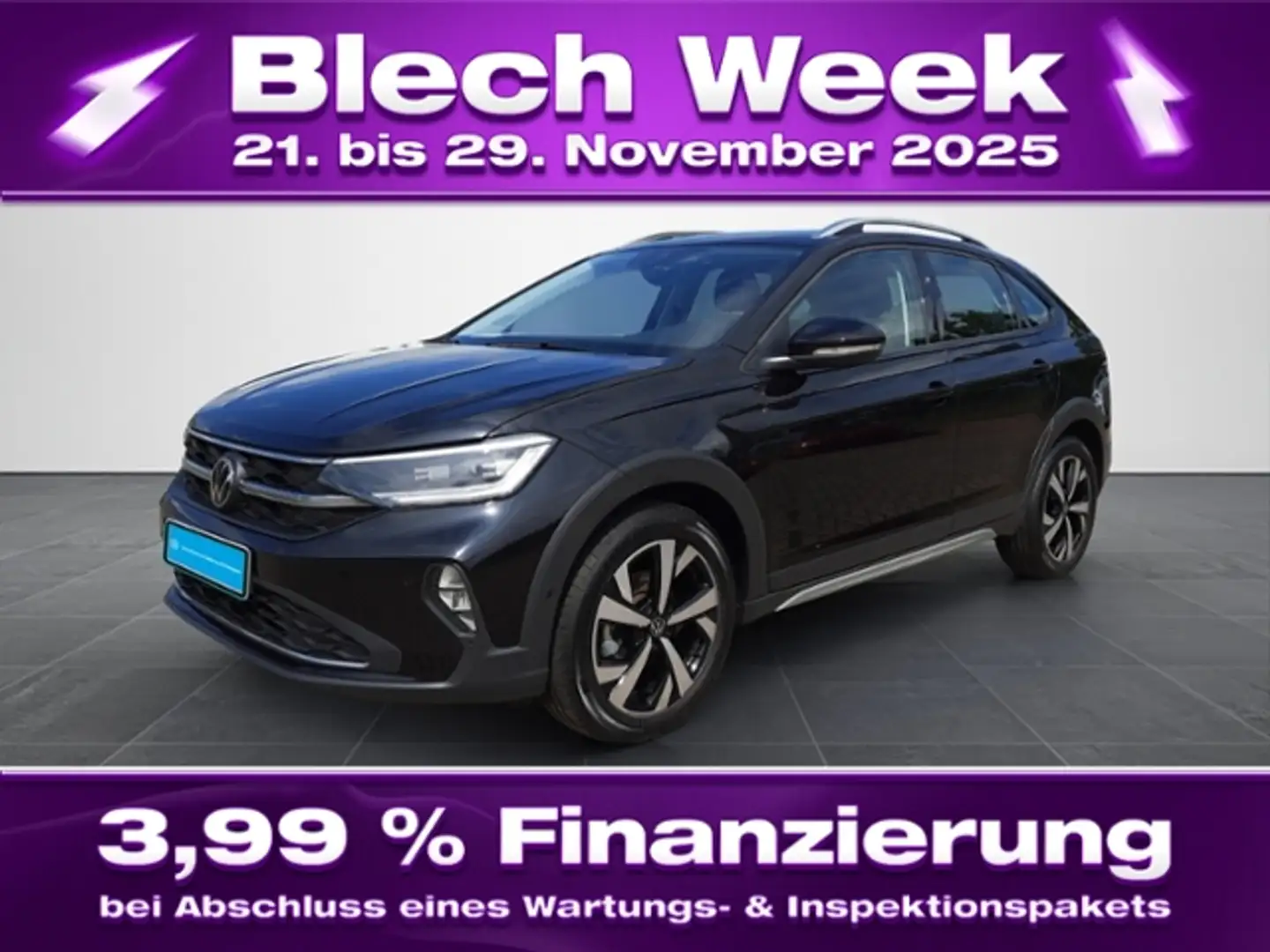 Volkswagen Taigo 1.0TSI DSG Style Matrix/Navi/ACC/Kamera Schwarz - 1