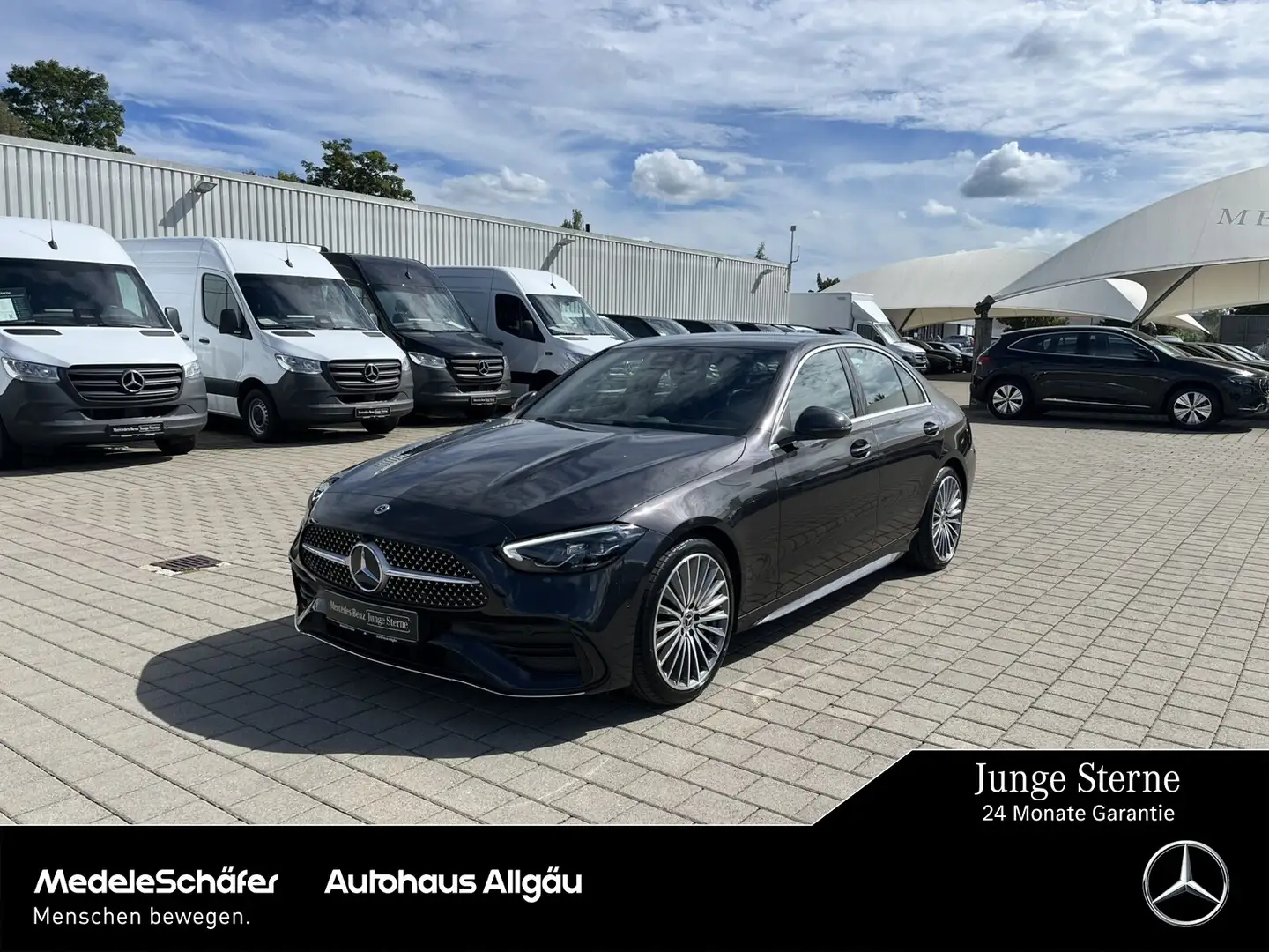 Mercedes-Benz C 300 C 300 d AMG 19" AHK Abrisskante Vorr.-Distronic Grijs - 1