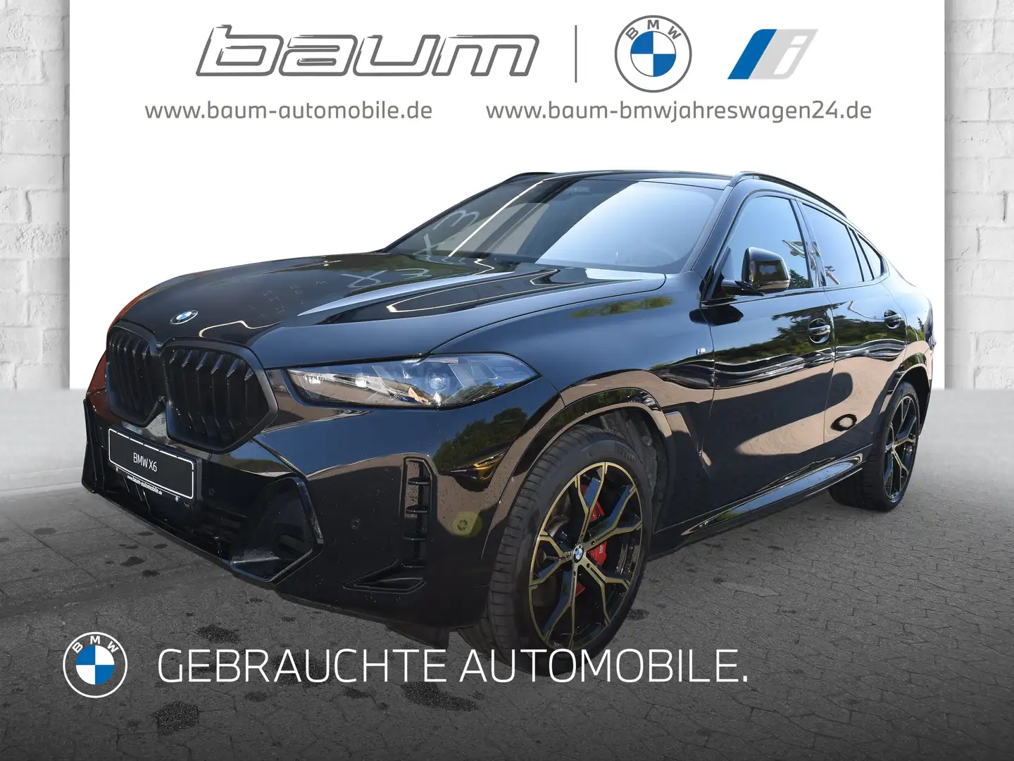 BMW X6 xDrive40d Sportpaket Pro,Indiv.,Luftf.,Massage,HK, Schwarz - 1