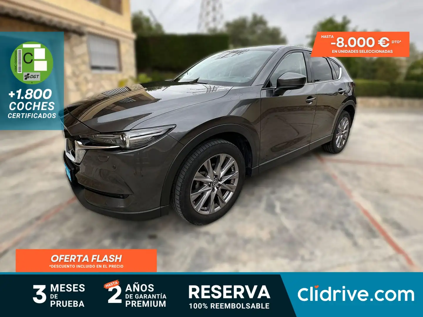 Mazda CX-5 2.5 Skyactiv-G Signature 2WD Aut. Zwart - 1