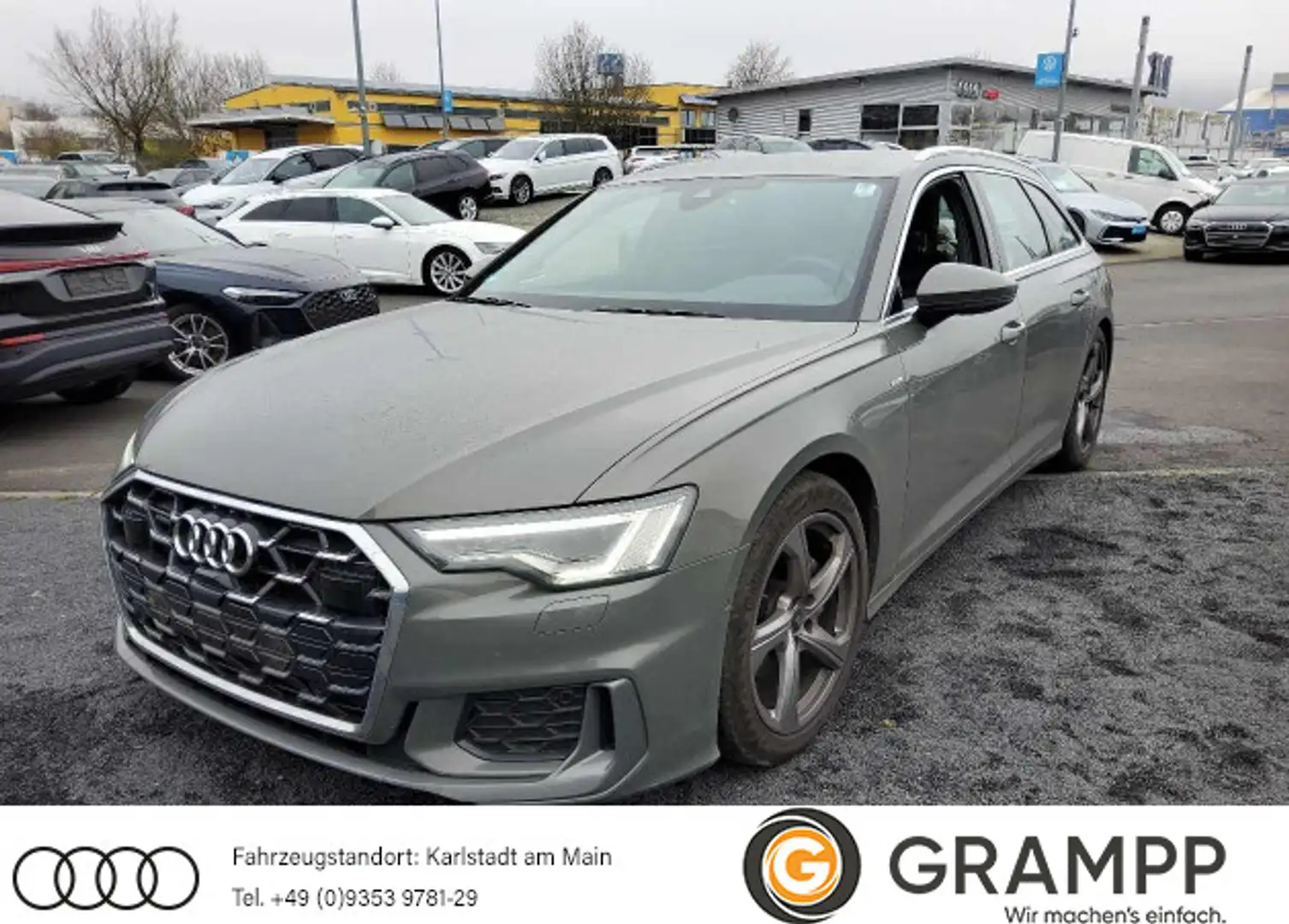 Audi A6 S line 40 TDI quatto S-tronic +LED+ACC+ Grau - 1