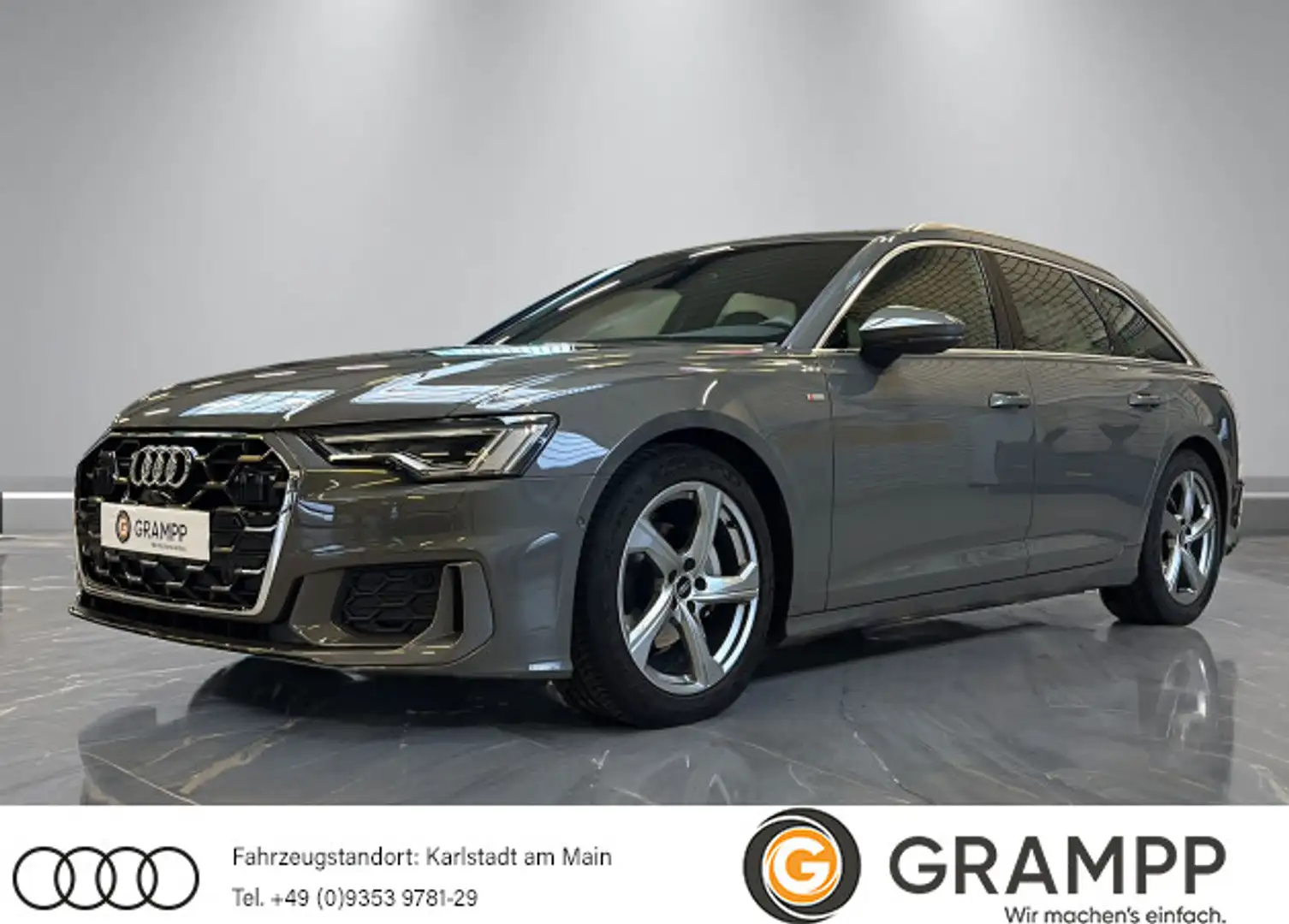 Audi A6 S line 40 TDI quatto S-tronic +LED+ACC+ Grau - 1