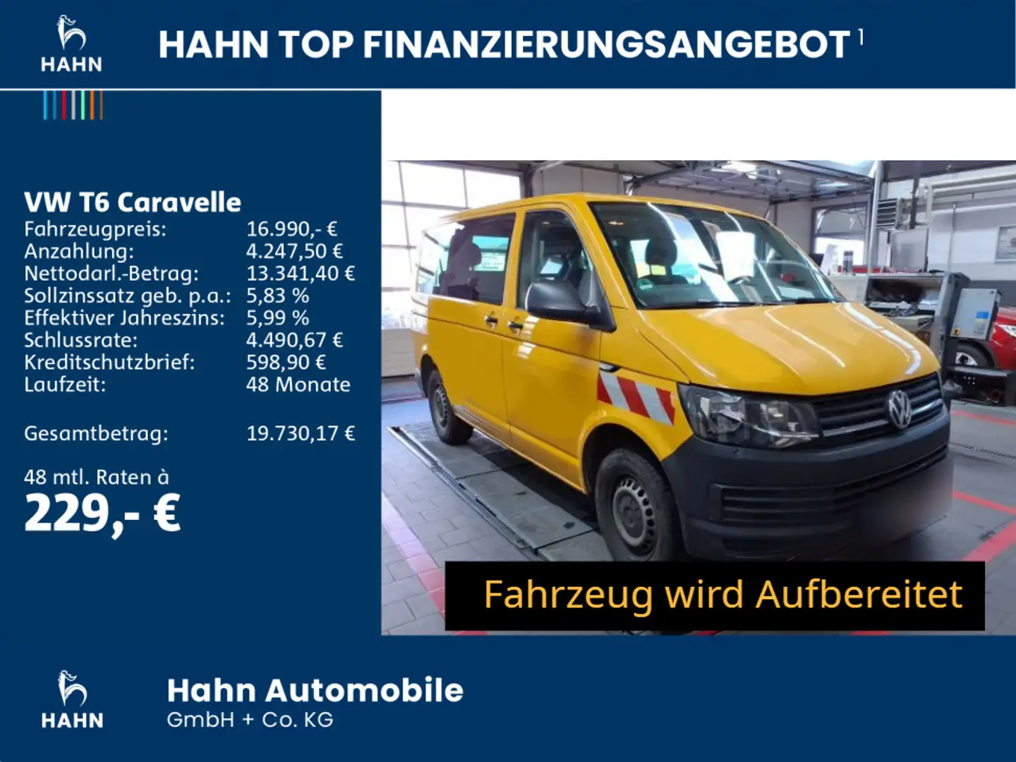 Volkswagen T6 Caravelle T6 2.0TDI Caravelle 7 Sitzer Standh Jaune - 2