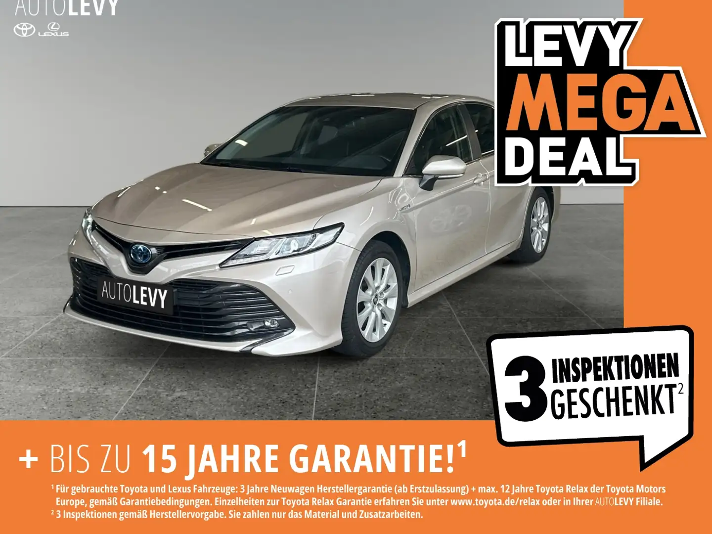 Toyota Camry 2.5 Business Edition +NAVI+Kamera+PDC+Leder Silber - 1