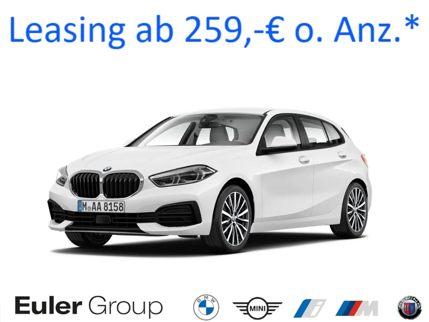 BMW 118 iA Advant.+Comf.Pak. 18'' LCProf ParkAss LenkHzg S Blanc - 1