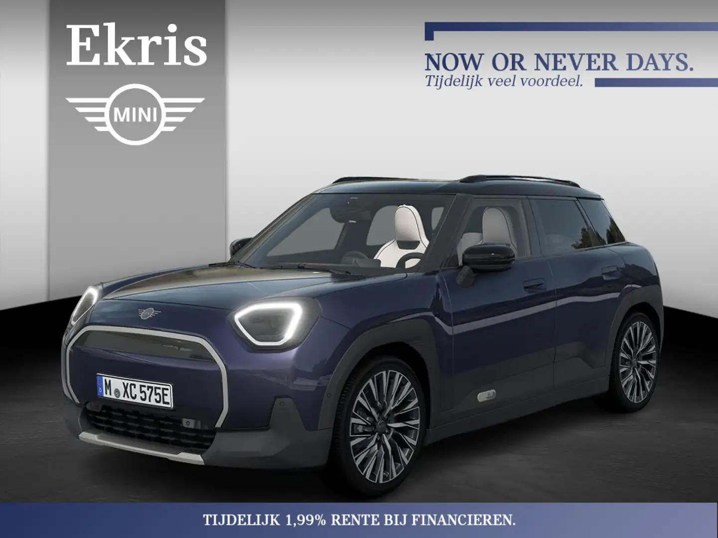 MINI Aceman E | Pakket M + Favoured Trim | Actie Blauw - 1
