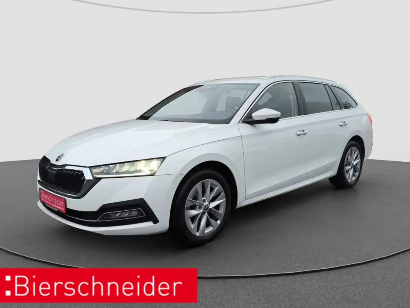 Skoda Octavia Combi 2.0 TDI DSG Style NAVI AHK HEAD UP LINK ACC Weiß - 1
