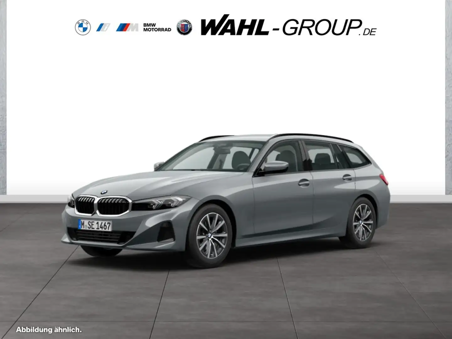 BMW 318 d Touring AHK Navi LED DrivingAssistant SHZ PDC Grigio - 1