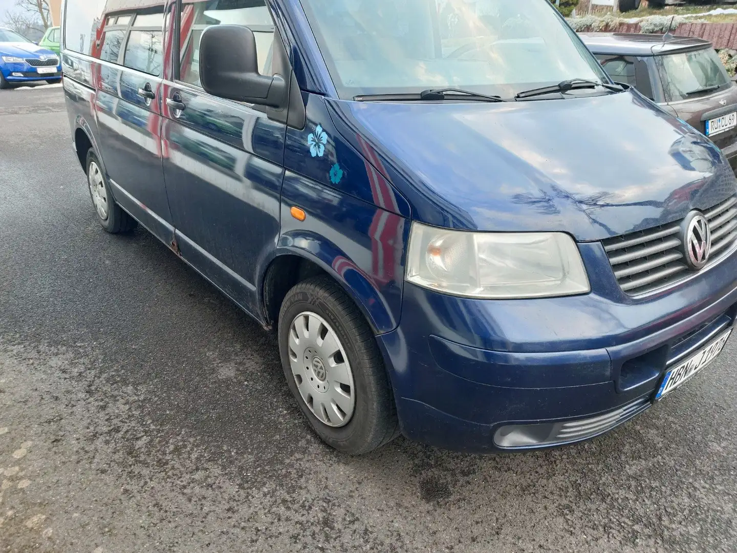 Volkswagen T5 Transporter Bus Shuttle Blau - 2