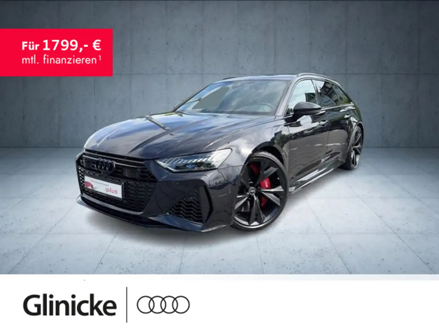 Audi RS6 RS6 Avant performance AHK/StHz/Laser/Pano/B&O/22 Schwarz - 1