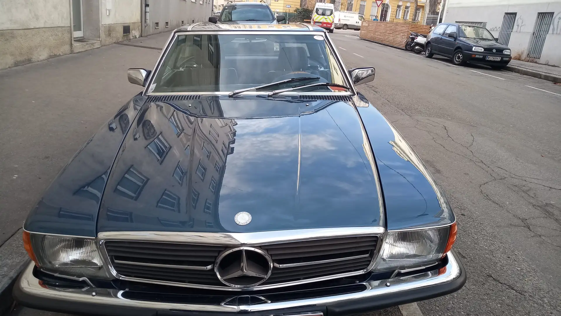 Mercedes-Benz SL 280 Hardtop Teilleder Sitzheizung Becker-Cass.-Radio! Azul - 1