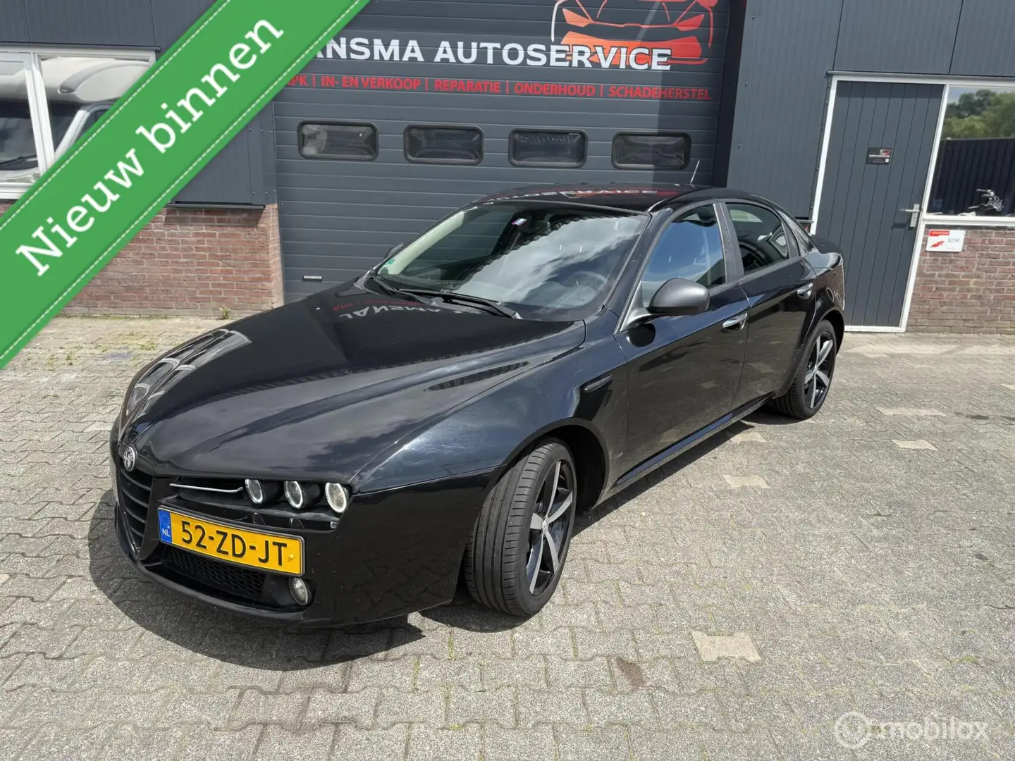 Alfa Romeo 159 1.8 mpi Business Pro|Cruise|Airco|Camera|APK! Zwart - 1