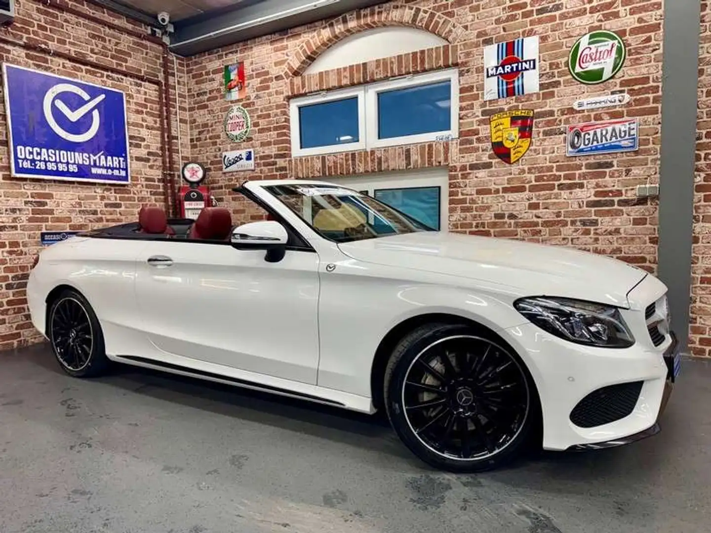 Mercedes-Benz C 250 C 250 cabrio 2.0 211cv Auto AMG-LINE Blanc - 1