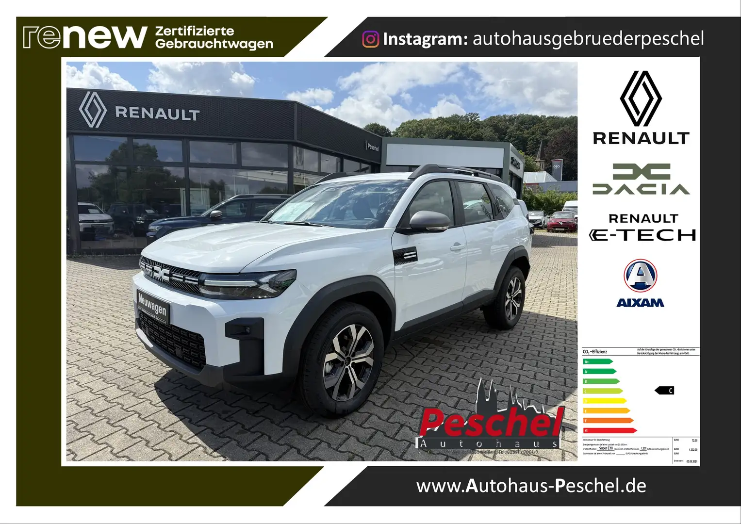 Dacia Bigster Hybrid 155 Expression Weiß - 1