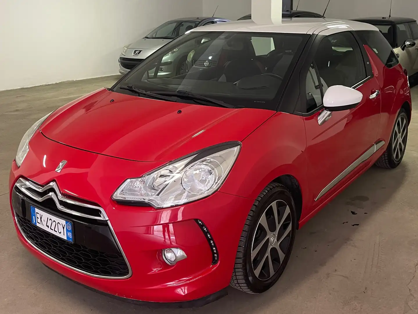 Citroen DS3 DS3 1.4 hdi Just Black 70cv Rosso - 2