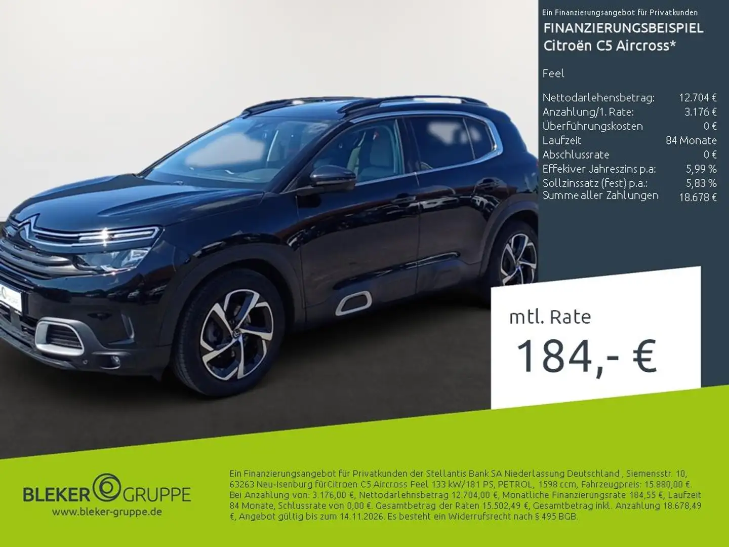 Citroen C5 Aircross Feel Noir - 1